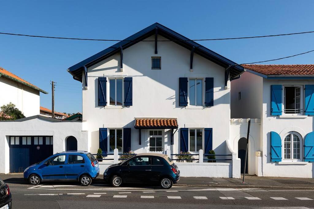Beautiful Beach House In Front Of The Ocean Biarriz Exterior foto