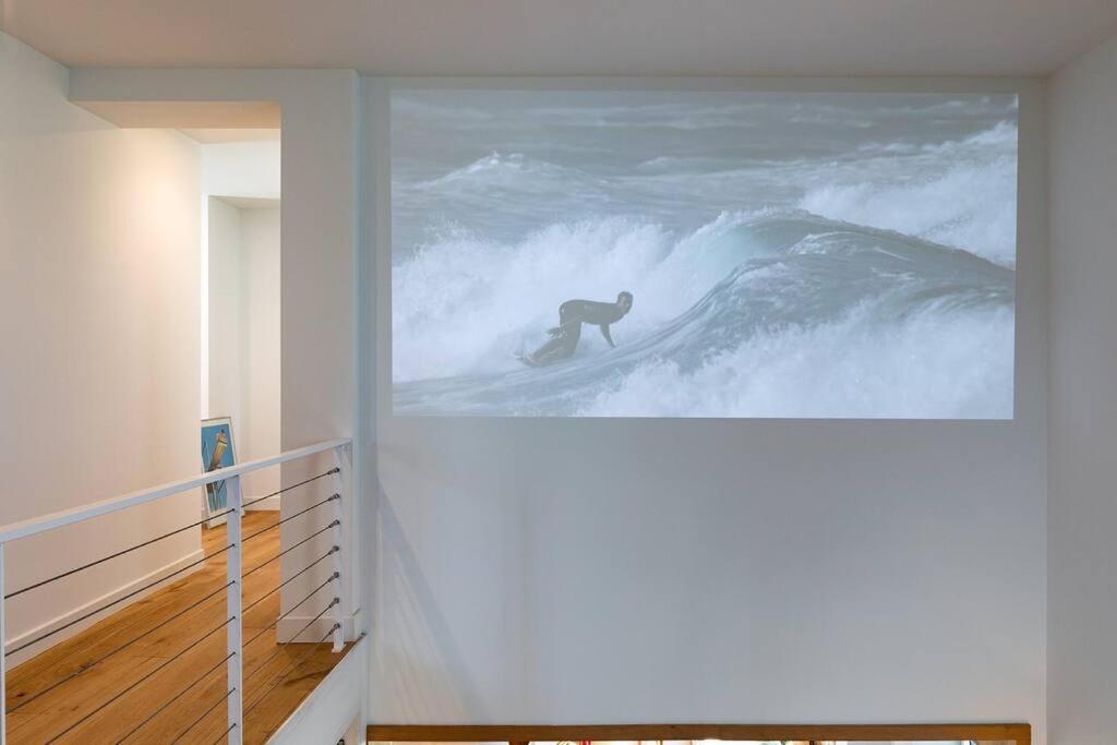 Beautiful Beach House In Front Of The Ocean Biarriz Exterior foto